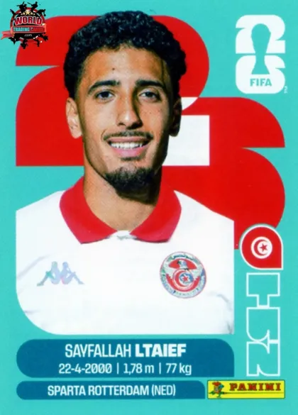 TUN19 Sayfallah Ltaief Panini World Cup 2026 2026 TUN19 Sayfallah Ltaief Panini World Cup 2026 2026