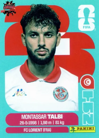 TUN5 Montassar Talbi Panini World Cup 2026 2026 TUN5 Montassar Talbi Panini World Cup 2026 2026