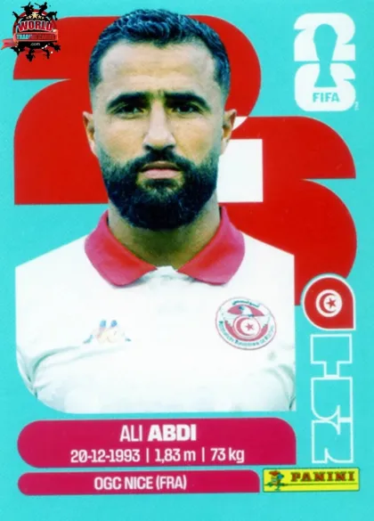 TUN7 Ali Abdi Panini World Cup 2026 2026 TUN7 Ali Abdi Panini World Cup 2026 2026