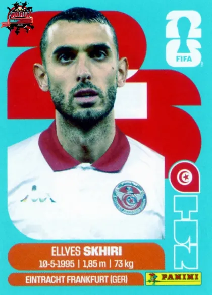 TUN9 Ellyes Skhiri Panini World Cup 2026 2026 TUN9 Ellyes Skhiri Panini World Cup 2026 2026