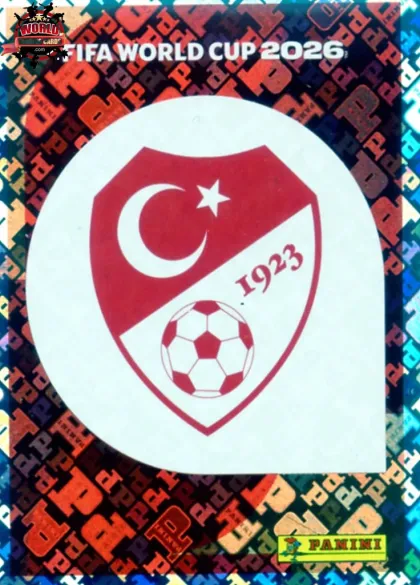TUR1 Emblem Panini World Cup 2026 2026 TUR1 Emblem Panini World Cup 2026 2026