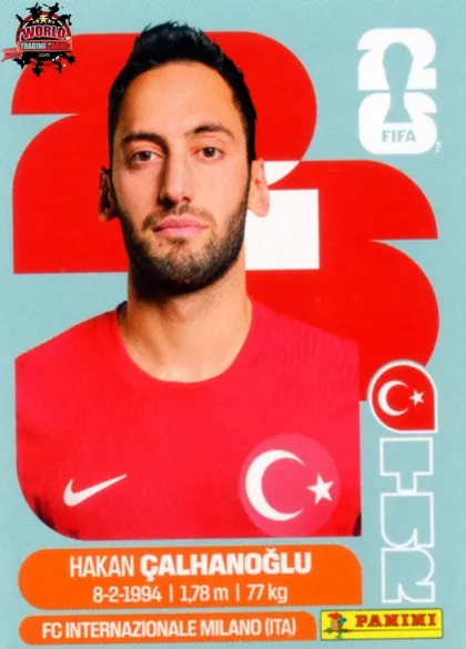 TUR11 Hakan Calhanoglu Panini World Cup 2026 2026 TUR11 Hakan Calhanoglu Panini World Cup 2026 2026
