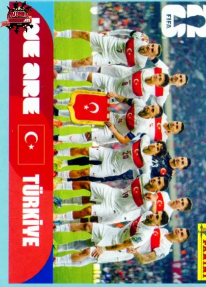 TUR13 Team Photo Panini World Cup 2026 2026 TUR13 Team Photo Panini World Cup 2026 2026