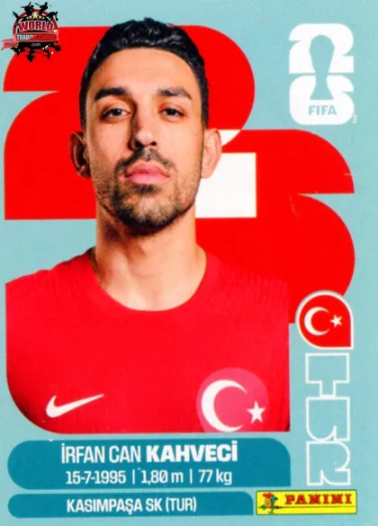 TUR15 Irfan Can Kahvecu Panini World Cup 2026 2026 TUR15 Irfan Can Kahvecu Panini World Cup 2026 2026