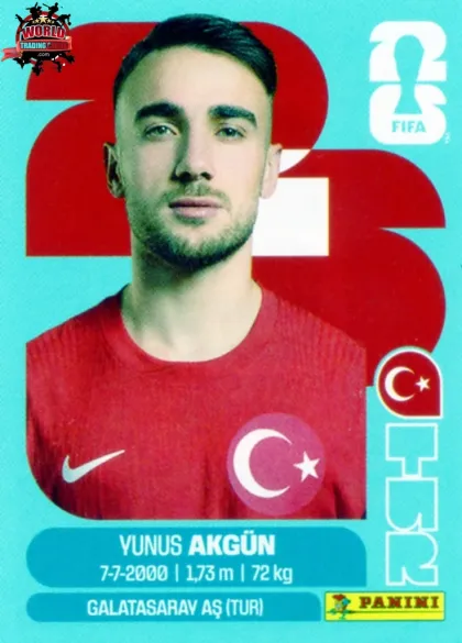 TUR16 Yunus Akgun Panini World Cup 2026 2026 TUR16 Yunus Akgun Panini World Cup 2026 2026