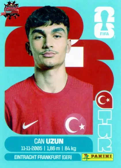 TUR17 Can Uzun Panini World Cup 2026 2026 TUR17 Can Uzun Panini World Cup 2026 2026