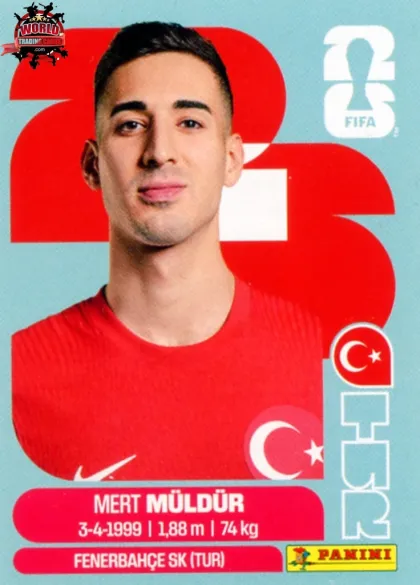 TUR3 Mert Muldur Panini World Cup 2026 2026 TUR3 Mert Muldur Panini World Cup 2026 2026