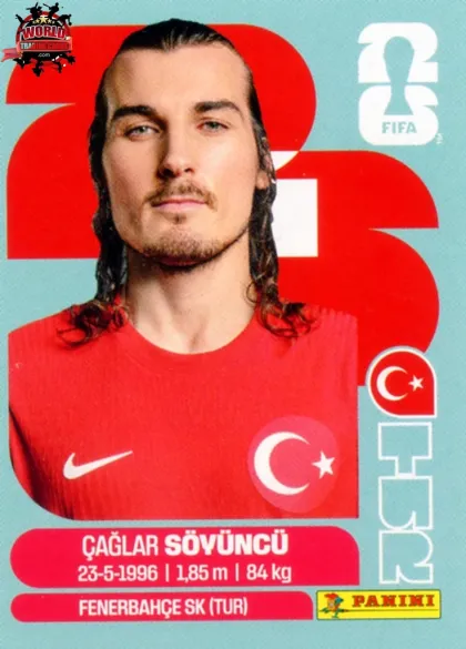 TUR6 Caglar Soyunku Panini World Cup 2026 2026 TUR6 Caglar Soyunku Panini World Cup 2026 2026