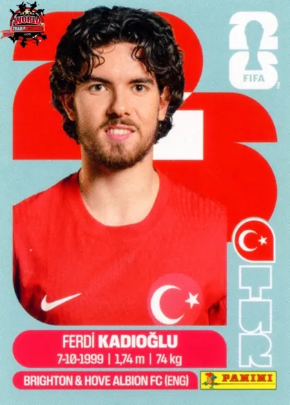 TUR8 Ferdi Kadioglu Panini World Cup 2026 2026 TUR8 Ferdi Kadioglu Panini World Cup 2026 2026
