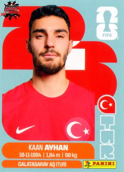 TUR9 Kaan Ayhan Panini World Cup 2026 2026 TUR9 Kaan Ayhan Panini World Cup 2026 2026