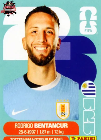 URU12 Rodrigo Bentancur Panini World Cup 2026 2026 URU12 Rodrigo Bentancur Panini World Cup 2026 2026