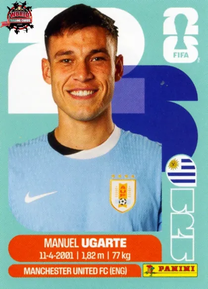 URU14 Manuel Ugarte Panini World Cup 2026 2026 URU14 Manuel Ugarte Panini World Cup 2026 2026