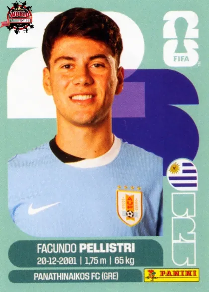 URU20 Facundo Pellistri Panini World Cup 2026 2026 URU20 Facundo Pellistri Panini World Cup 2026 2026