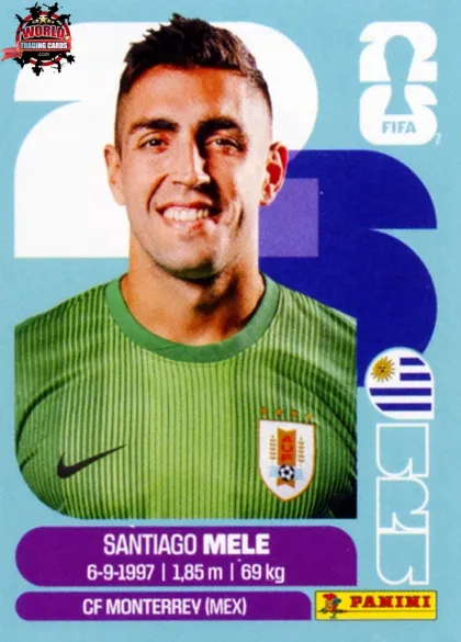 URU3 Santiago Mele Panini World Cup 2026 2026 URU3 Santiago Mele Panini World Cup 2026 2026