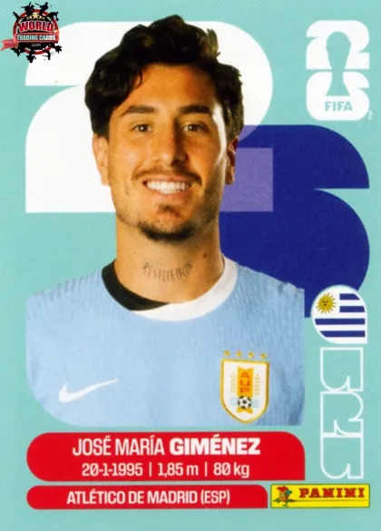 URU5 José María Giménez Panini World Cup 2026 2026 URU5 José María Giménez Panini World Cup 2026 2026
