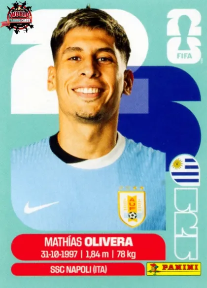 URU7 Mathias Olivera Panini World Cup 2026 2026 URU7 Mathias Olivera Panini World Cup 2026 2026