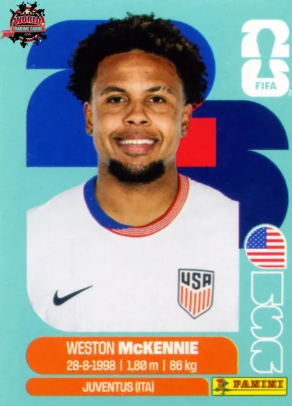 USA10 Weston McKenny Panini World Cup 2026 2026 USA10 Weston McKenny Panini World Cup 2026 2026
