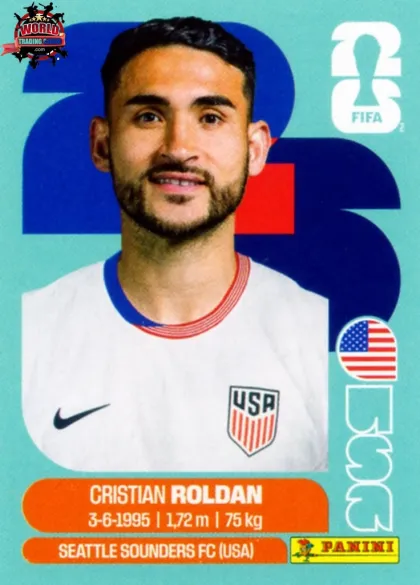 USA11 Christian Roldan Panini World Cup 2026 2026 USA11 Christian Roldan Panini World Cup 2026 2026
