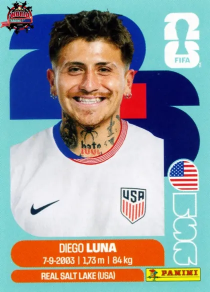 USA14 Diego Luna Panini World Cup 2026 2026 USA14 Diego Luna Panini World Cup 2026 2026