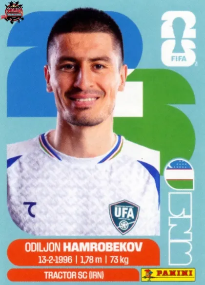UZB10 Odiljon Hamrobekov Panini World Cup 2026 2026 UZB10 Odiljon Hamrobekov Panini World Cup 2026 2026