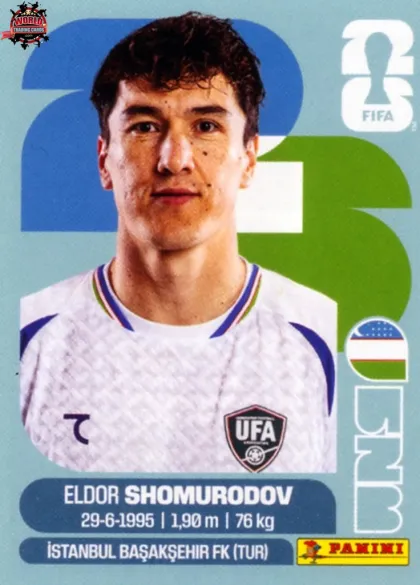 UZB16 Eldor Shomurodov Panini World Cup 2026 2026 UZB16 Eldor Shomurodov Panini World Cup 2026 2026