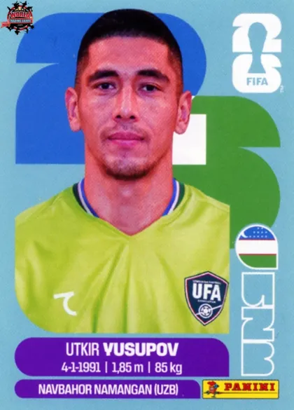 UZB2 Utkir Yusupov Panini World Cup 2026 2026 UZB2 Utkir Yusupov Panini World Cup 2026 2026