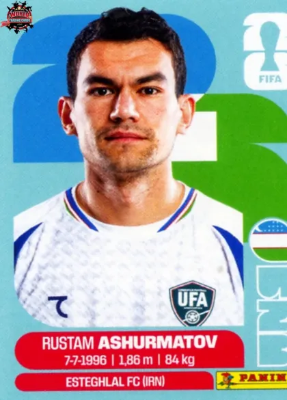 UZB7 Rustamjon Ashurmatov Panini World Cup 2026 2026 UZB7 Rustamjon Ashurmatov Panini World Cup 2026 2026