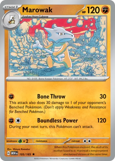 105 Marowak 151 2023 105 Marowak 151 2023