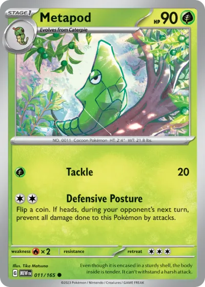 11 Metapod 151 2023