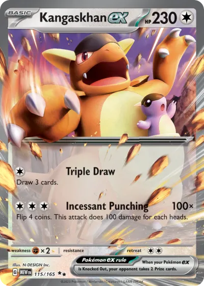 115 Kangaskhan ex 151 2023 115 Kangaskhan ex 151 2023