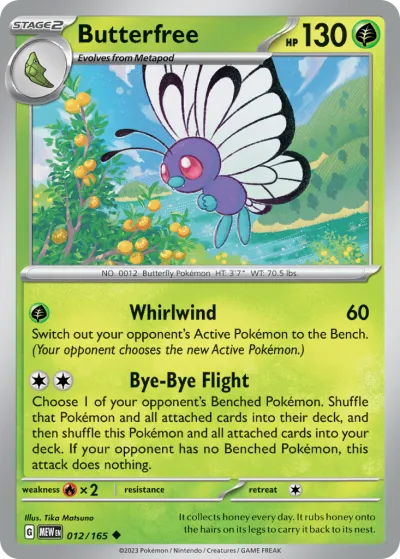 12 Butterfree 151 2023