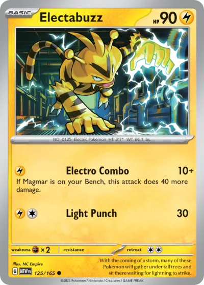 125 Electabuzz 151 2023 125 Electabuzz 151 2023
