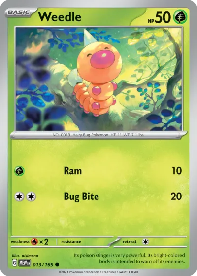 13 Weedle 151 2023