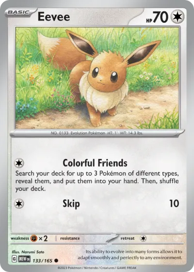 133 Eevee 151 2023 133 Eevee 151 2023