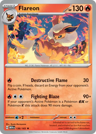 136 Flareon 151 2023 136 Flareon 151 2023