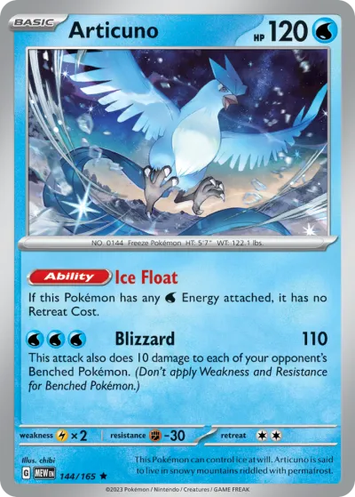 144 Articuno 151 2023 144 Articuno 151 2023