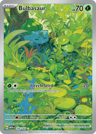 166 Bulbasaur 151 2023 166 Bulbasaur 151 2023