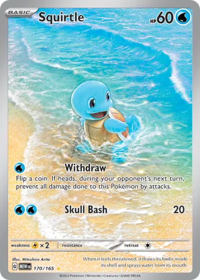 170 Squirtle 151 2023 170 Squirtle 151 2023