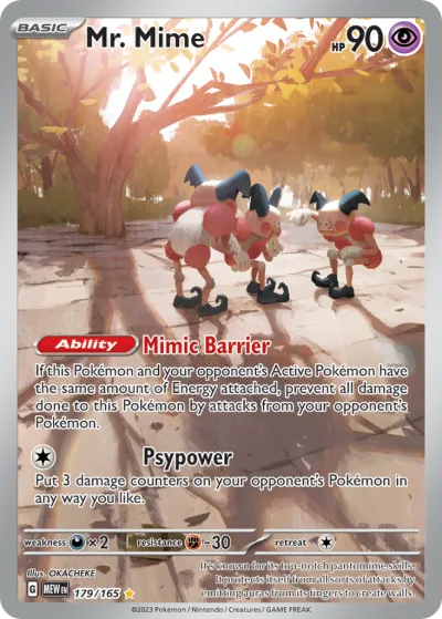 179 Mr. Mime 151 2023 179 Mr. Mime 151 2023