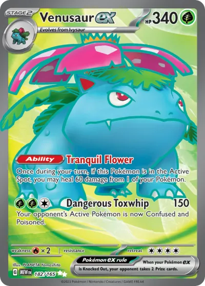 182 Venusaur ex 151 2023 182 Venusaur ex 151 2023