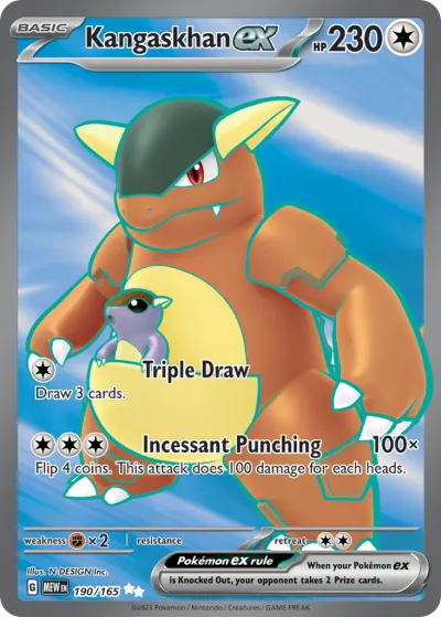 190 Kangaskhan ex 151 2023 190 Kangaskhan ex 151 2023