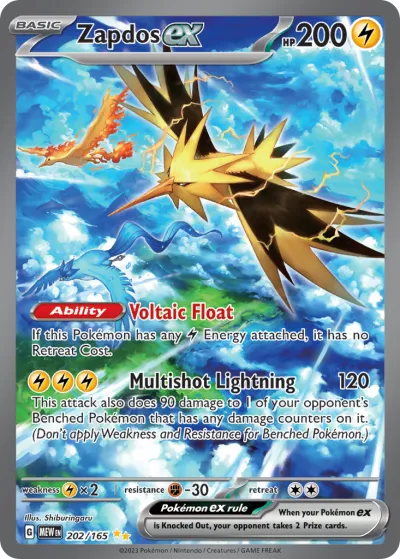 202 Zapdos ex 151 2023 202 Zapdos ex 151 2023