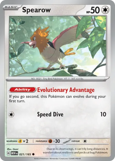 21 Spearow 151 2023