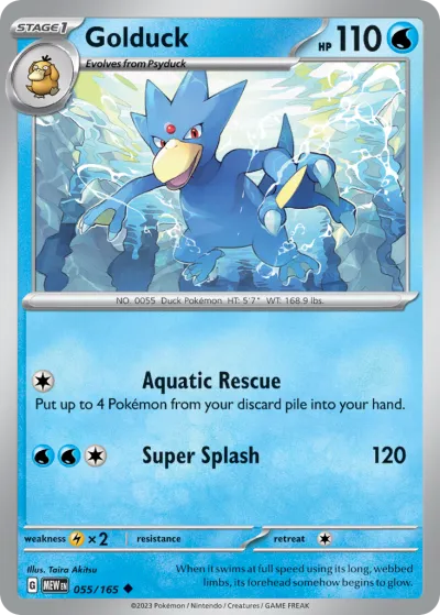 55 Golduck 151 2023 55 Golduck 151 2023