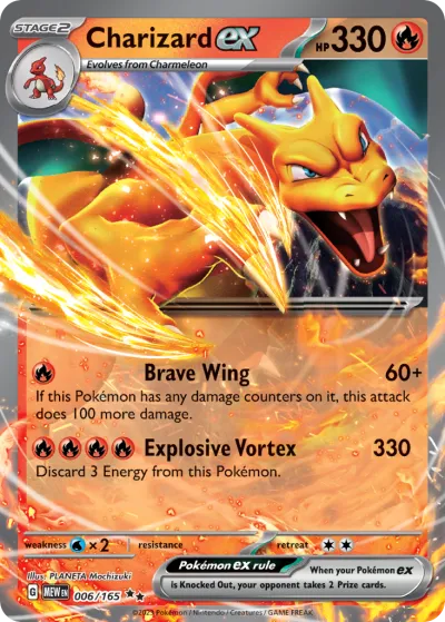 6 Charizard ex 151 2023