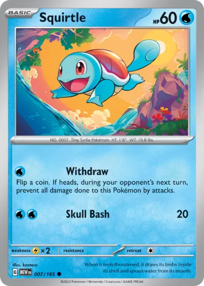 7 Squirtle 151 2023