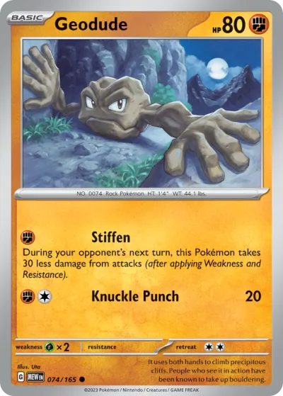 74 Geodude 151 2023 74 Geodude 151 2023
