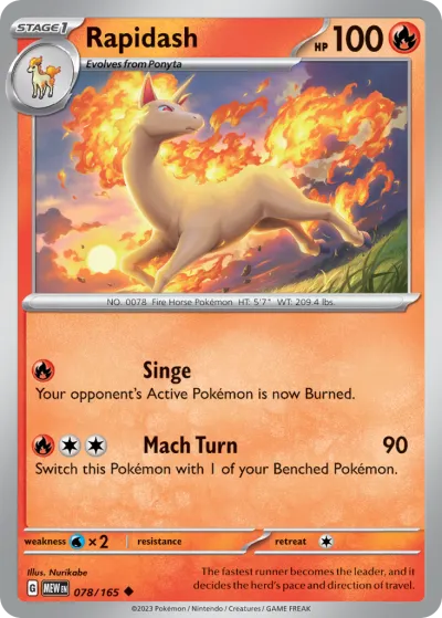 78 Rapidash 151 2023 78 Rapidash 151 2023