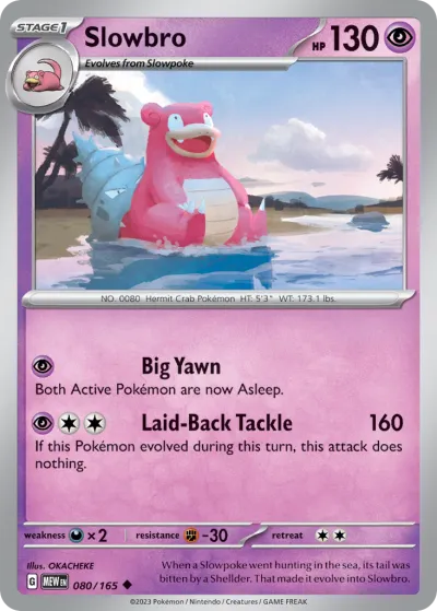 80 Slowbro 151 2023 80 Slowbro 151 2023