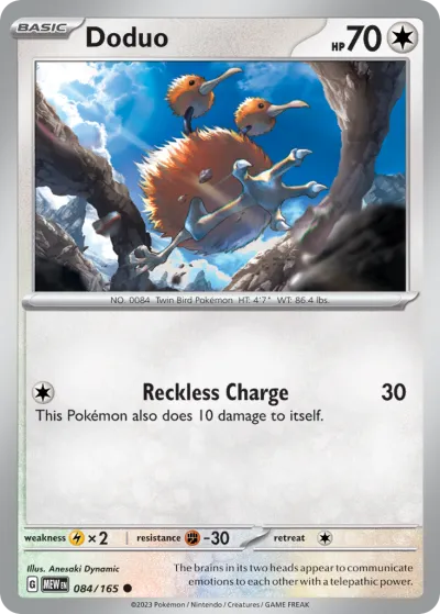 84 Doduo 151 2023 84 Doduo 151 2023